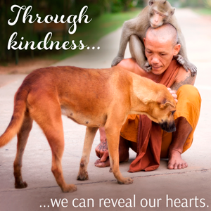 Through kindness we can reveal our hearts. - Oshada